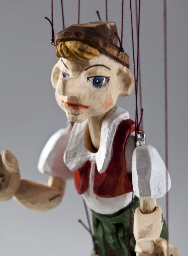 foto Pinocchio Hand Carved Puppet S Size